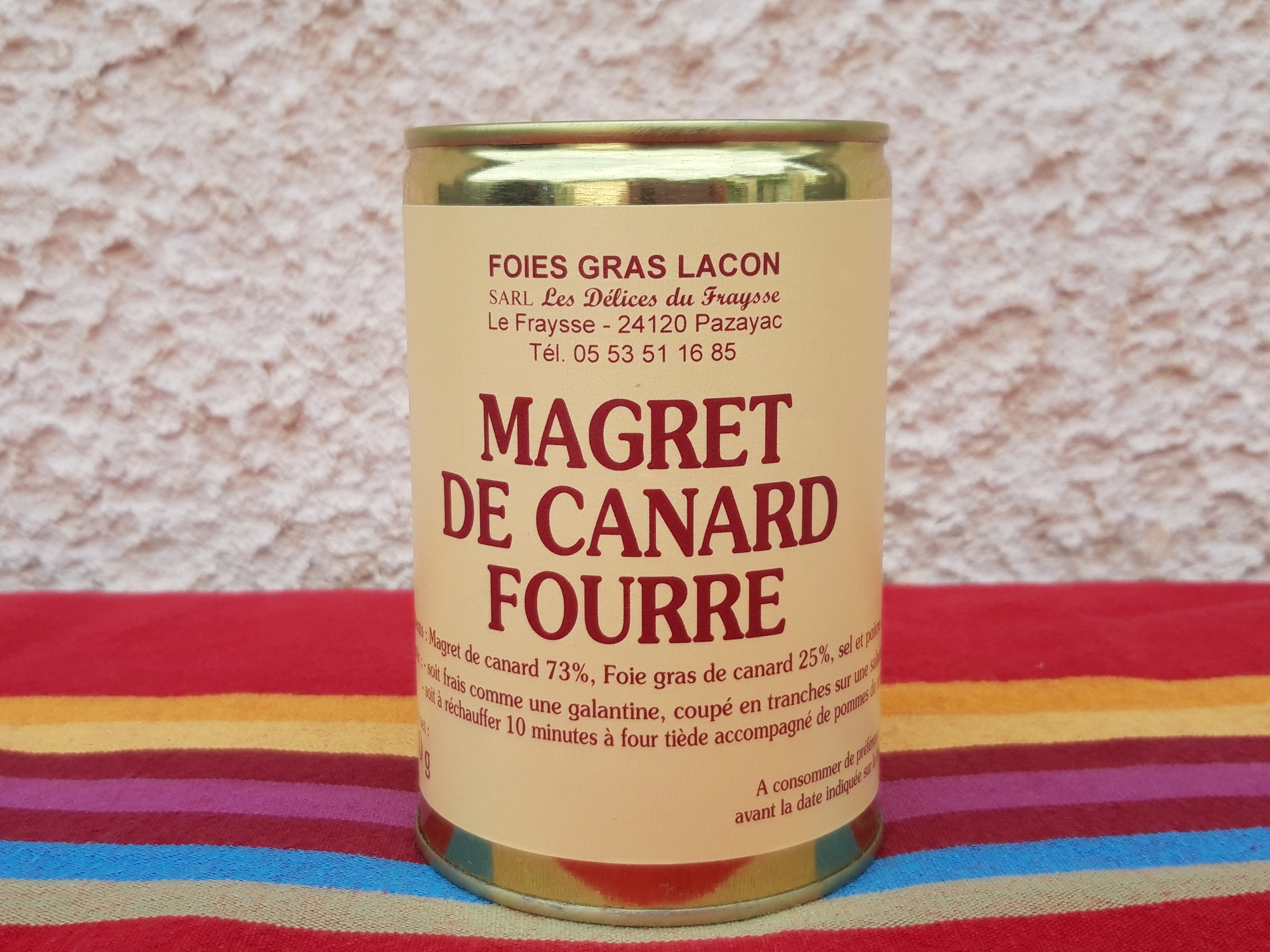 Magret de canard fourré au...