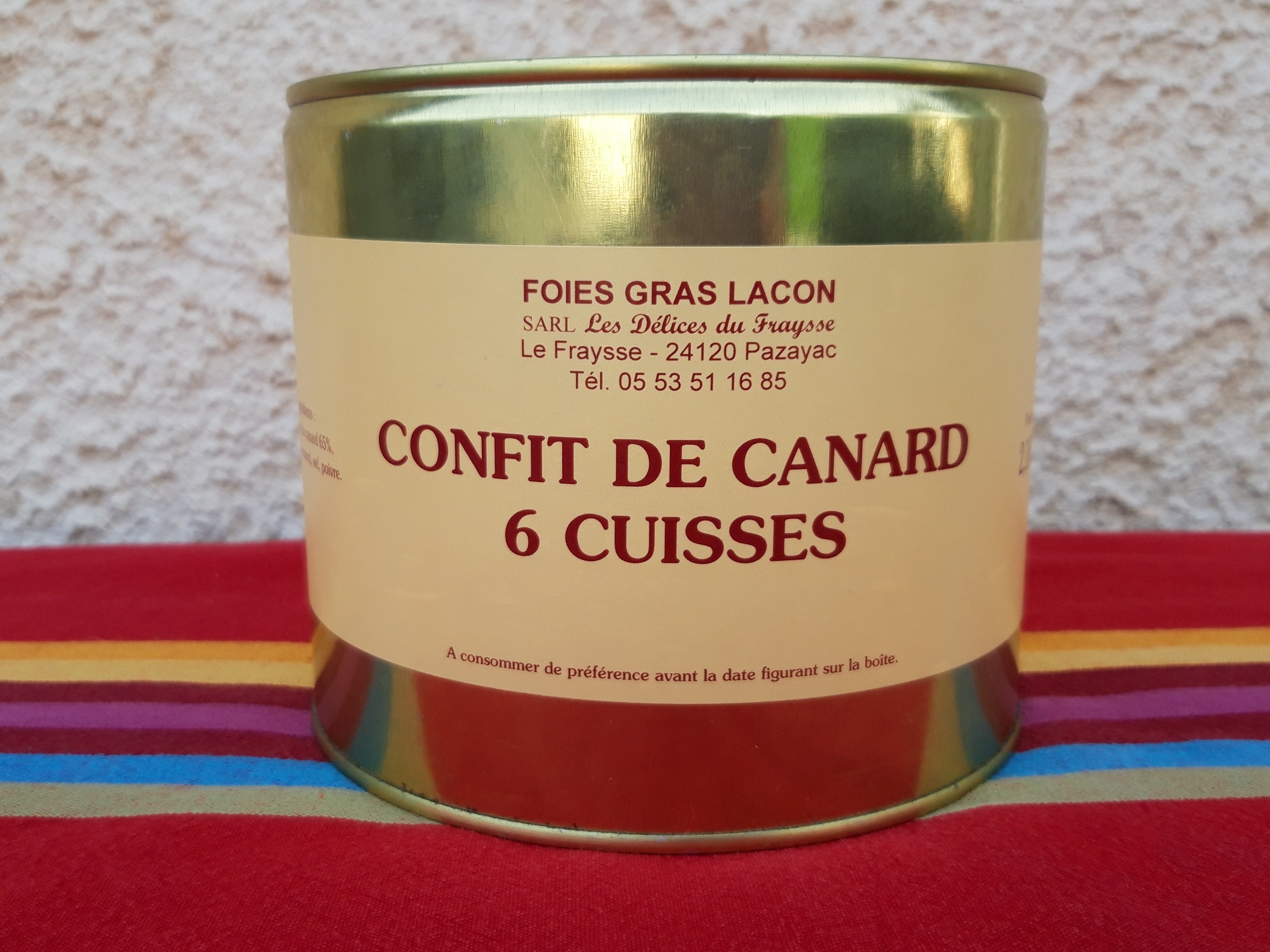 Confit de canard 2500g