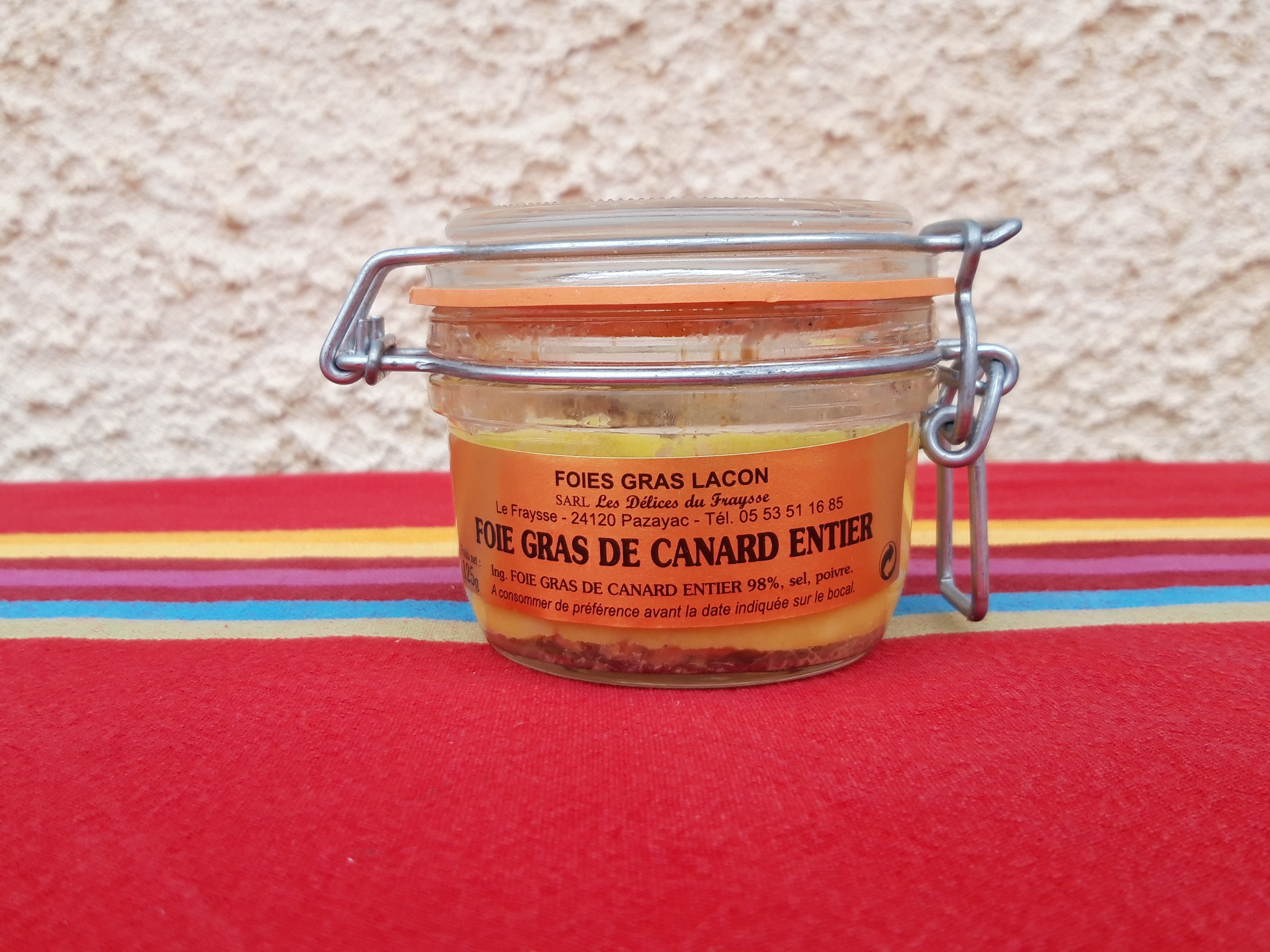 Foie gras entier 125g mi-cuit