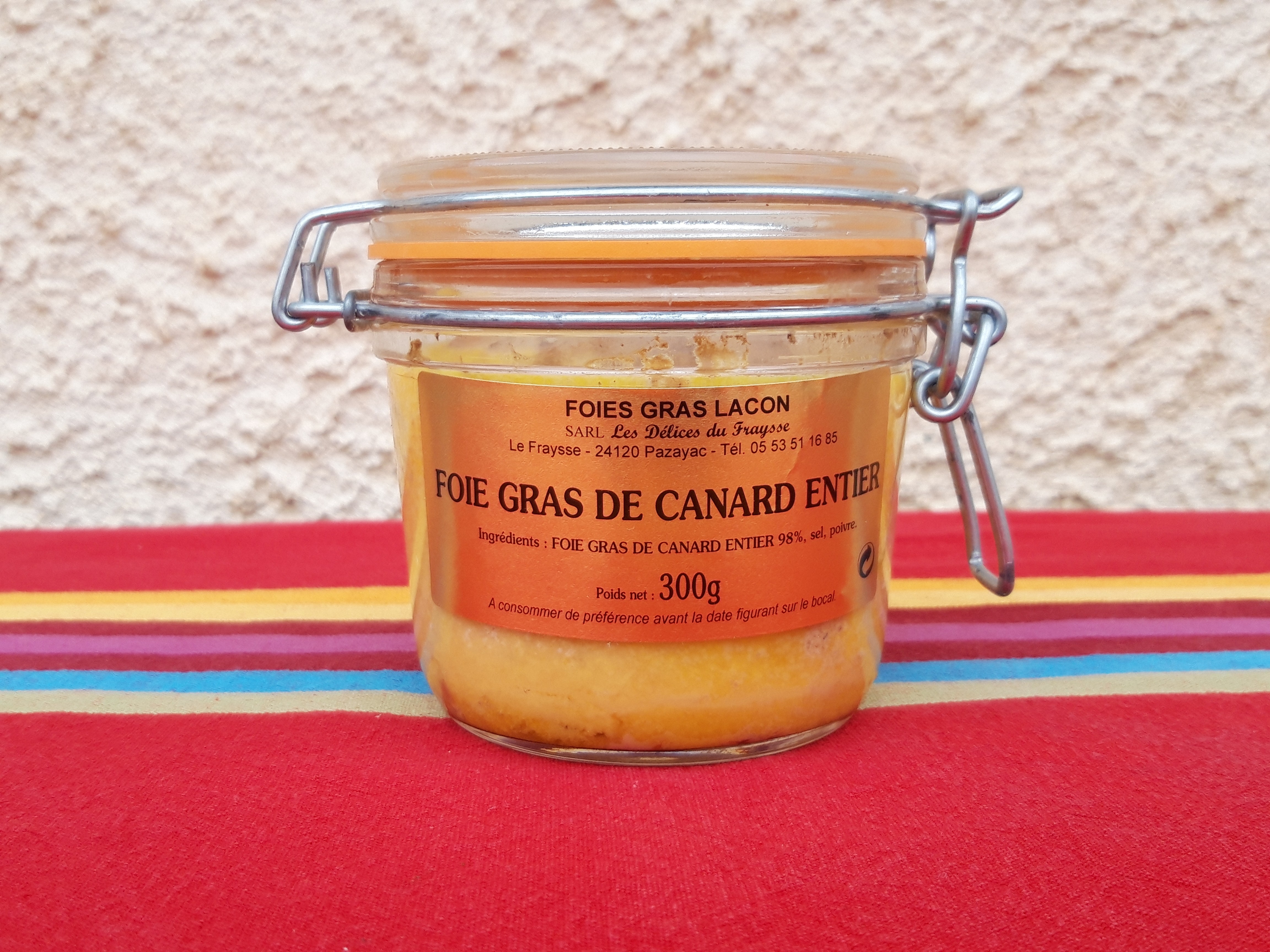 Foie gras entier 300g mi-cuit