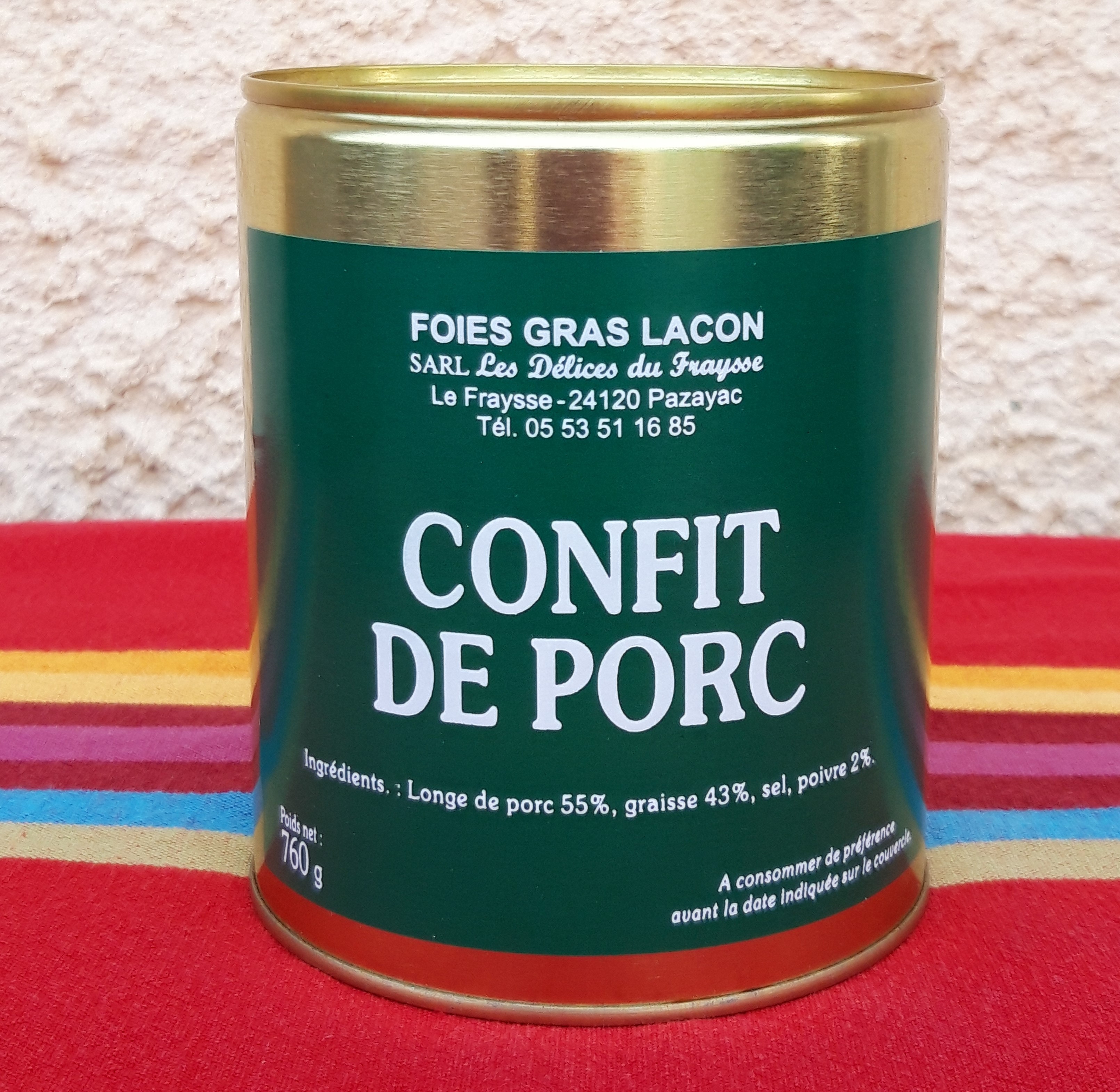 Confit de porc (anchaud)