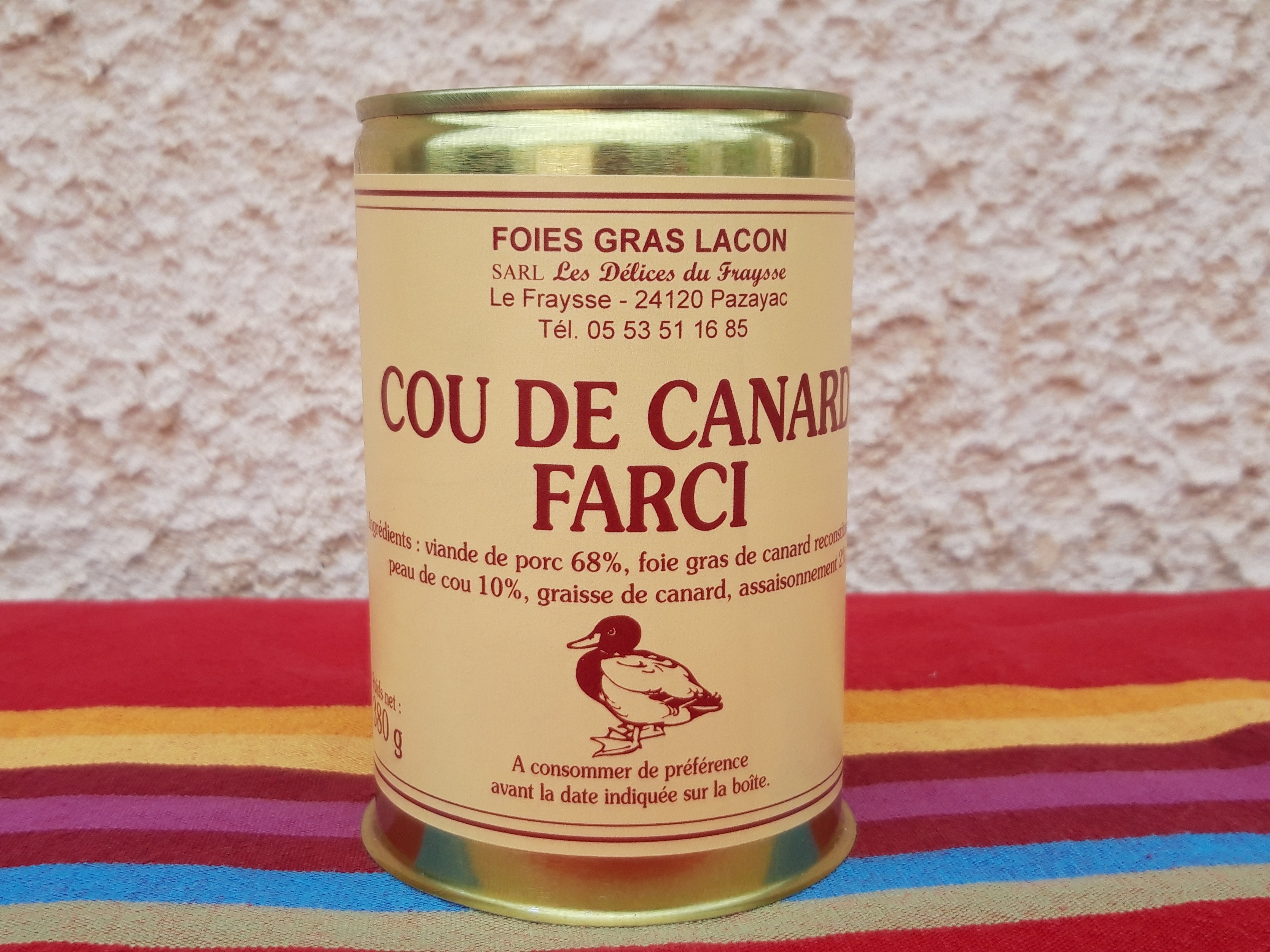 Cou de canard farci au foie...