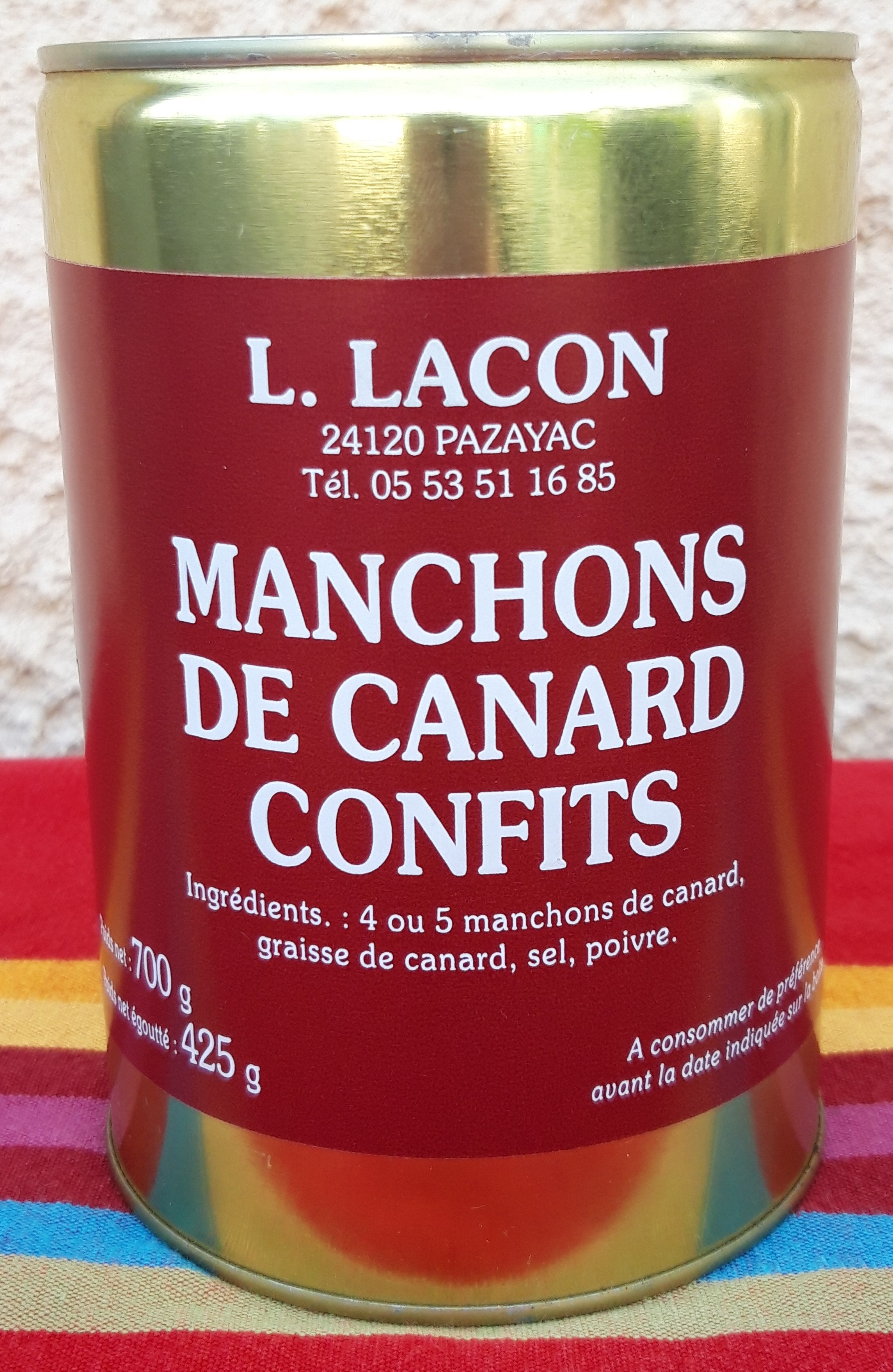 Manchons de canard confits