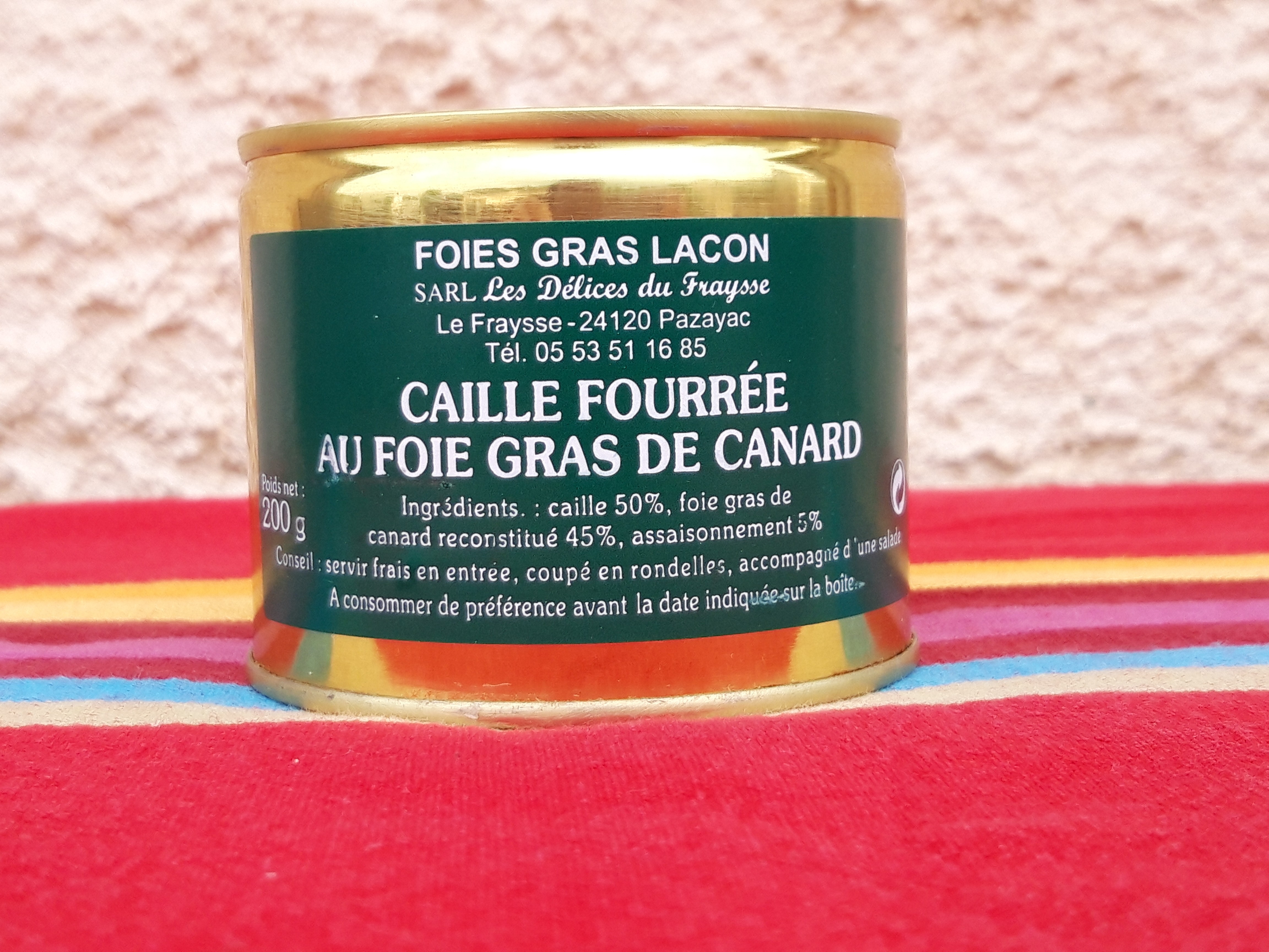 Caille Fourrée au Foie Gras